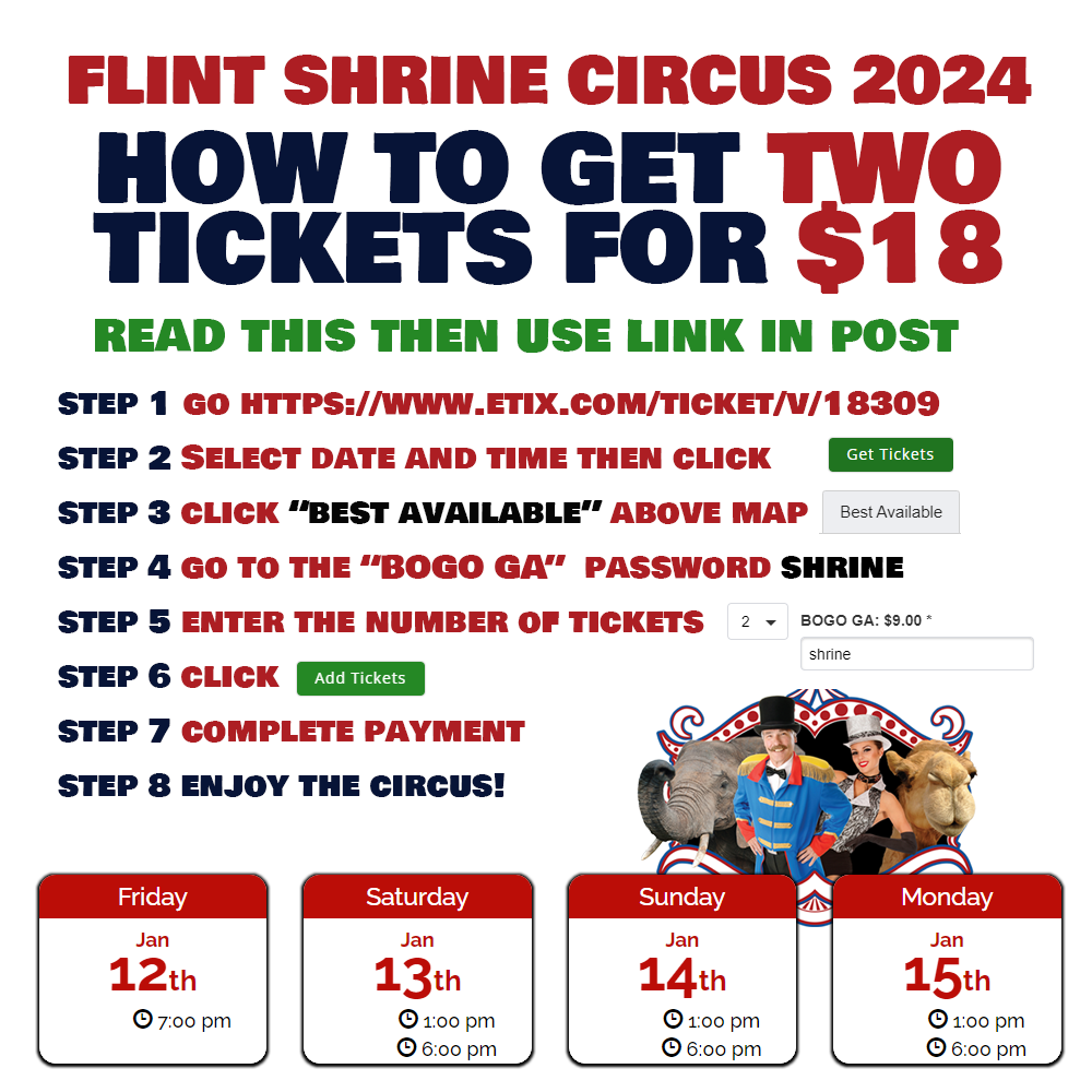 Shrine Circus 2024 Flint Mike Trina Mathilda